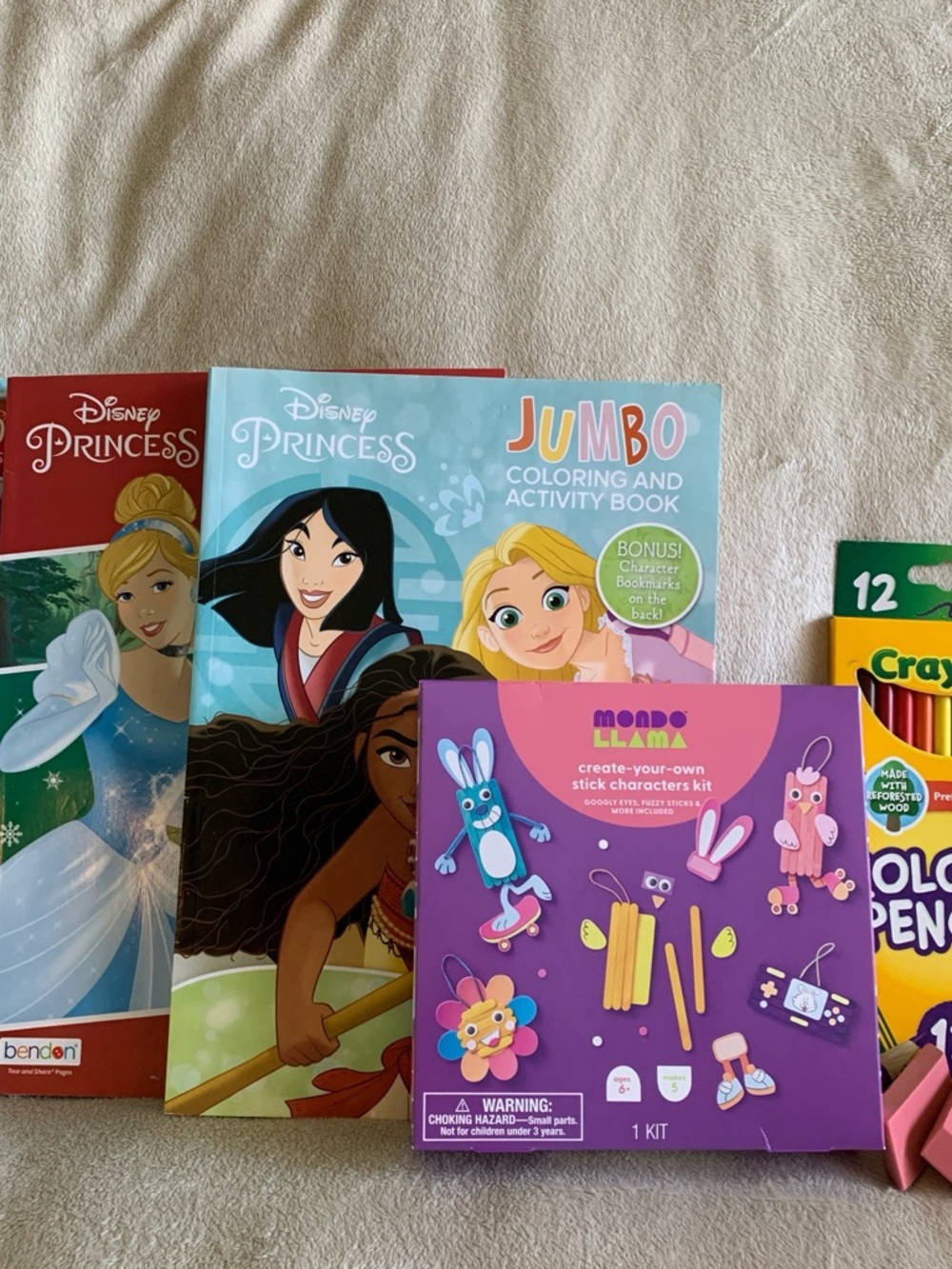 Disney Princess Jumbo Coloring & Activity Book - Light Blue Cover